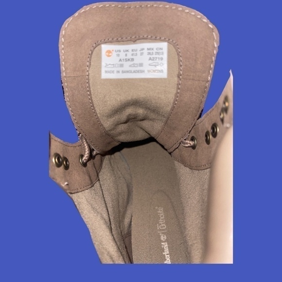 TIMBERLAND 6 in. Premium TAUPE Nubuck Boot Women’s Size 10 - Picture 2 of 5